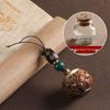 Green Sandalwood Vintage Hollow Sachet Keychain Aromatherapy Pendant