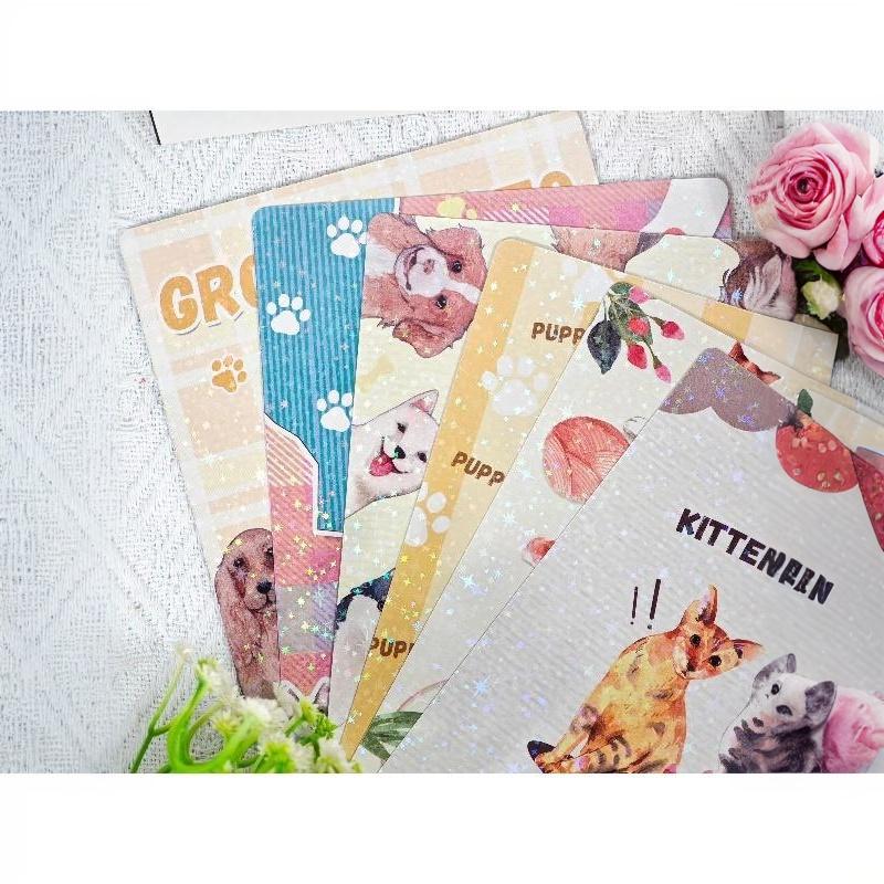 Cute Bow Pattern Insert Paper Cards Waterproof No Residue for Transparent Tablet Case E-Reader Cover Travel Portable Decor