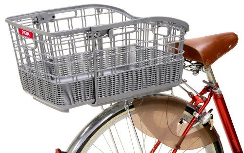 OGK Giken OGK (OGK) Rear Basket RB-037 (Fixed Rattan-Style Sliding Rear Basket) Black for Bicycles