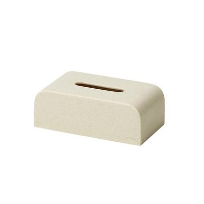 Ideaco Mjuk Förpackningspåse Exklusiv Papperslåda Bredd 22 x Djup 12 x Höjd 8cm Tissuefodral SP stensand vit