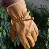 Rindsleder Gartenhandschuhe Mit Touchscreen-Fingerspitzen Anti-Rutsch Vollfinger Arbeit Outdoor Pflanzen Beschneiden