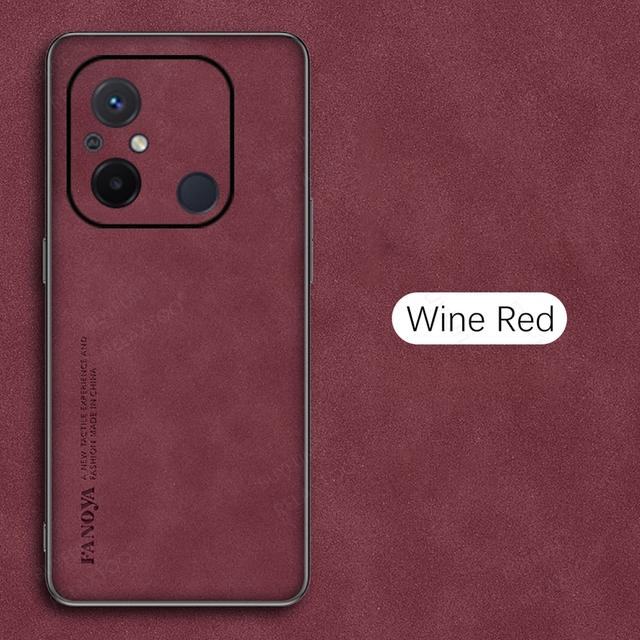 Роскошный мягкий чехол из овчины из искусственной кожи для Xiaomi Redmi12C Note 12s 12 — фото 10