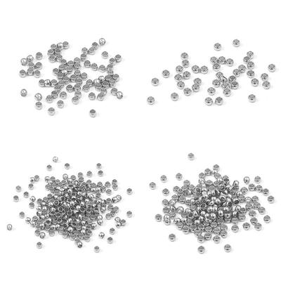 50Pcs Stainless Steel Positioning Bead Accessory For Chain Necklace Bracelet Connectors Jewelry Making