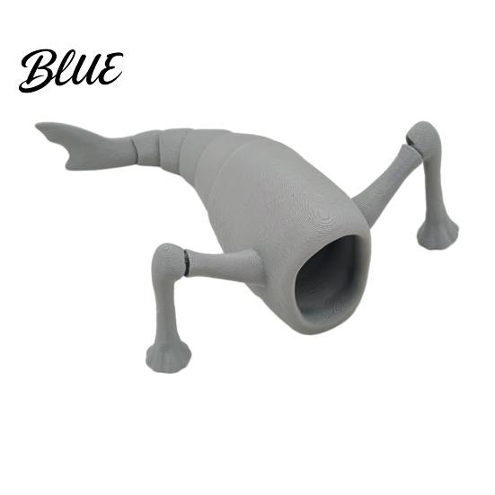 Mythical Creature Model 3D Printed Sea Toy Deep Animal Figurine with Movable Ornament Joints Articulated Ocean Predator Decoration Lovers Gift Statue