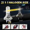 H7 Headlight H4 Bi LED Bulbs for Car CANBUS 6500K 1500W High Power Auto Lights Mini Wireless Turbo Fan Automobile LED Headlamp