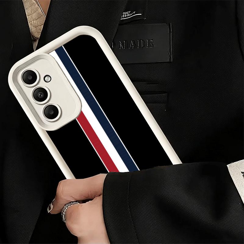 Phone Case for Samsung Galaxy A17 A16 A15 A14 A13 Luxury Sports Line Cool Stripe A56 A36 A26 A55 A35 A25 A54 A34 A24 A53 A33 A23