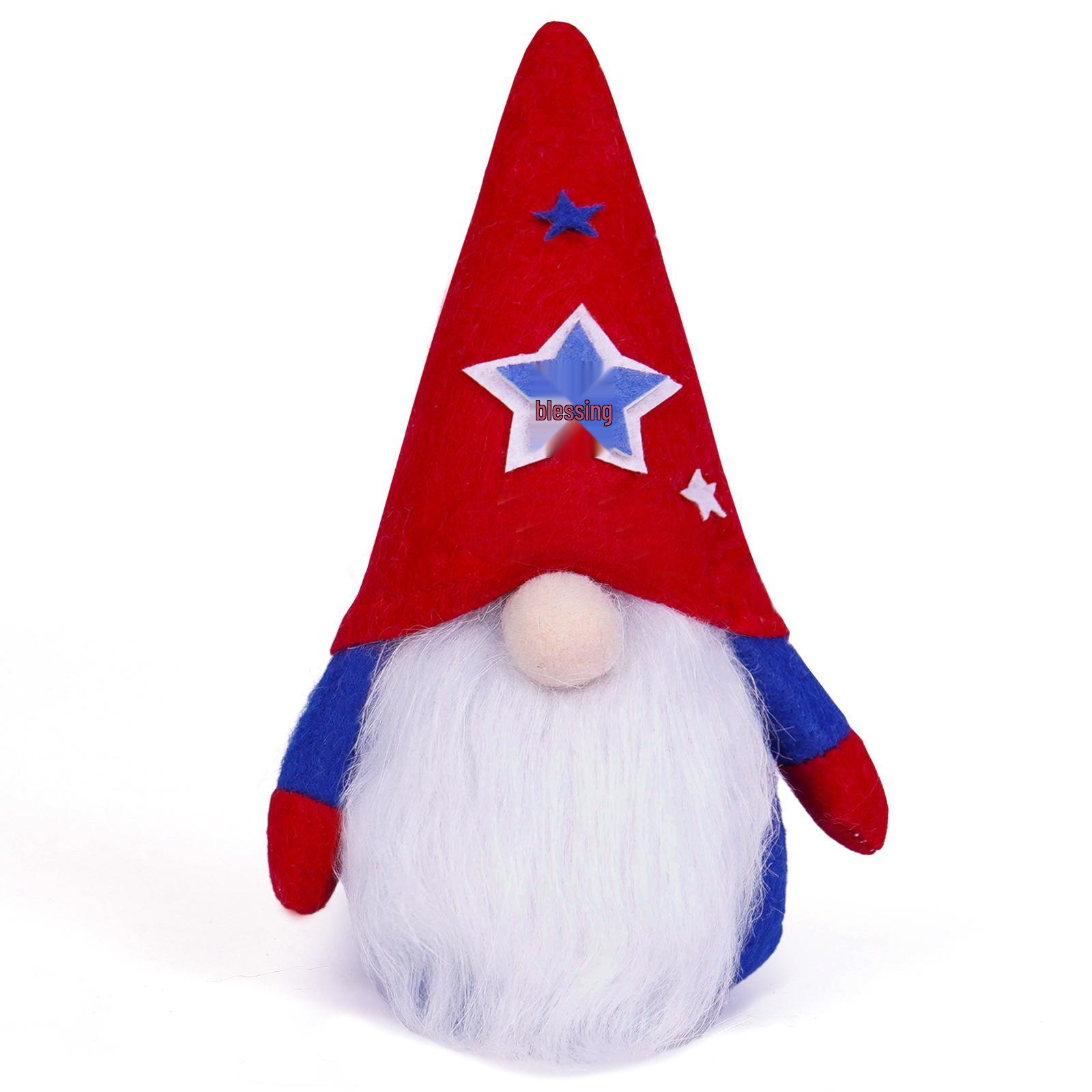 American Independence Day Faceless Gnome Figurines – Cute Festival Ornaments