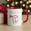 Smooth Surface Ceramic Mug Hairdresser Coffee Cup, Large Capacity Mug, Oversized Tea with Comfortable Handle Microwave Safe Cup Office Size