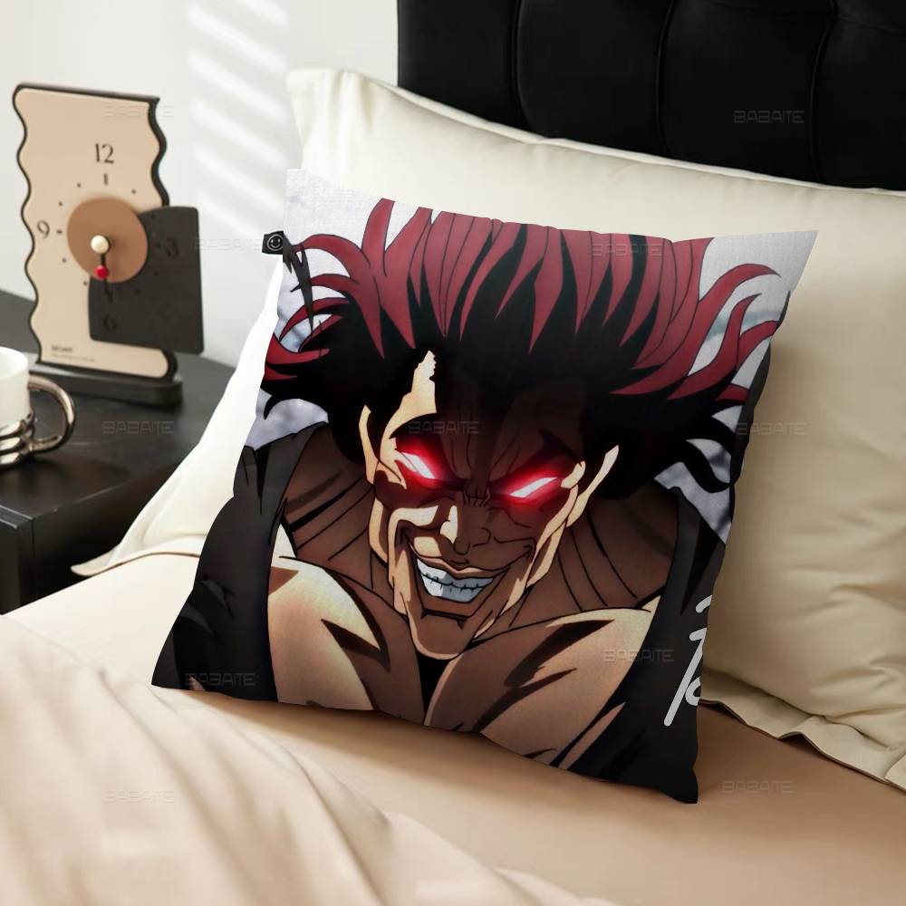 Baki Hanma Yujiro Manga Pillow Cover Design Cushion Cover Decor Holiday Decorati