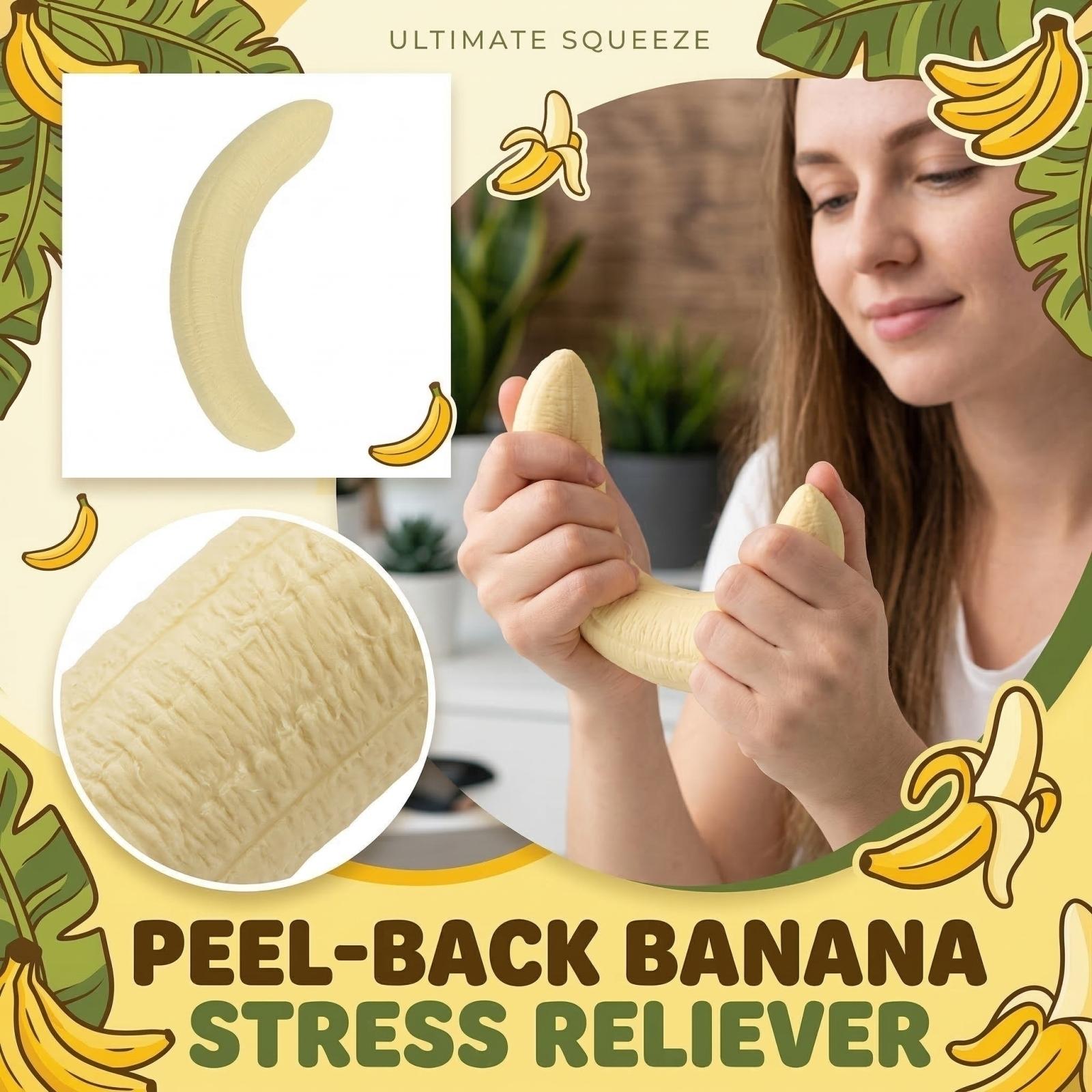 Stress-relieving Banana Toys, -stress Banana Toys, Soft Rubber Banana Toys, TPR Banana Toys One Size