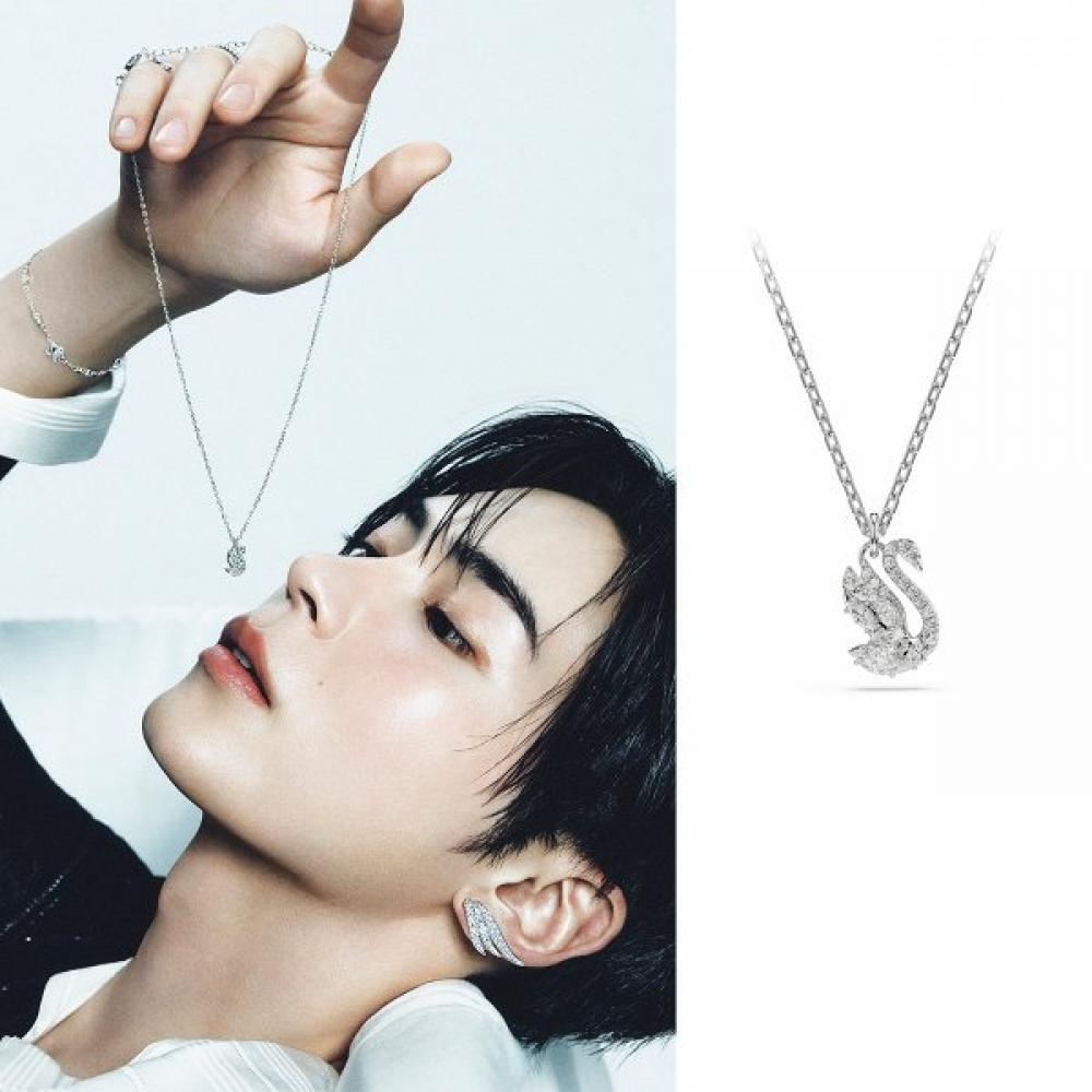 Swarovski Rhodium Necklace 5754347