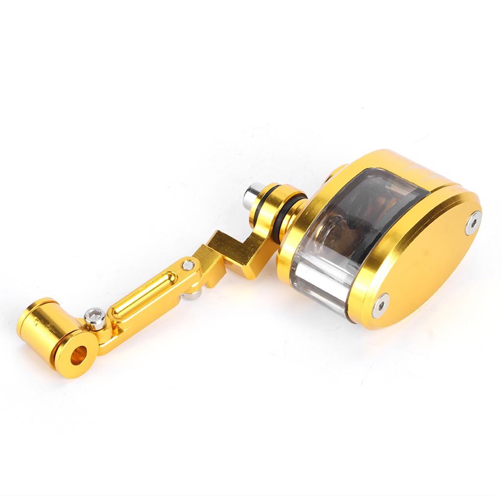 Front Brake Fluid Reservoir CNC Aluminum Motorcbike Oil Cup Set Fit for Kawasaki ZX 6R 9R 10RGold