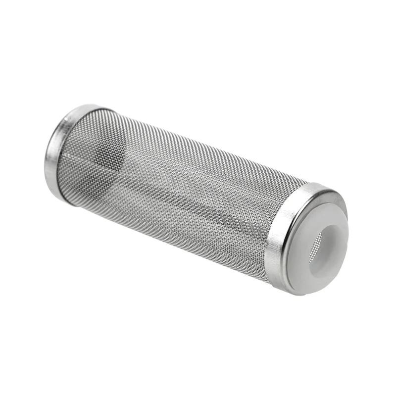 1PC Stainless steel water inlet protective sleeve, fish tank aquarium filter, water inlet filter screen sleeve