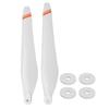 1 Pair Drone Propellers White Carbon Low Noise Powerful Traction Folding Drone Propellers for X9 PLU