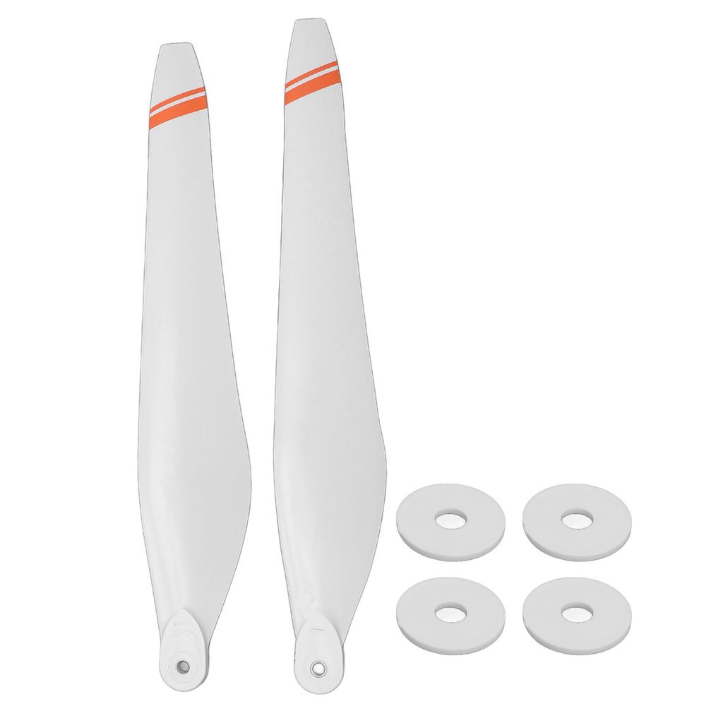 1 Pair Drone Propellers White Carbon Low Noise Powerful Traction Folding Drone Propellers for X9 PLU
