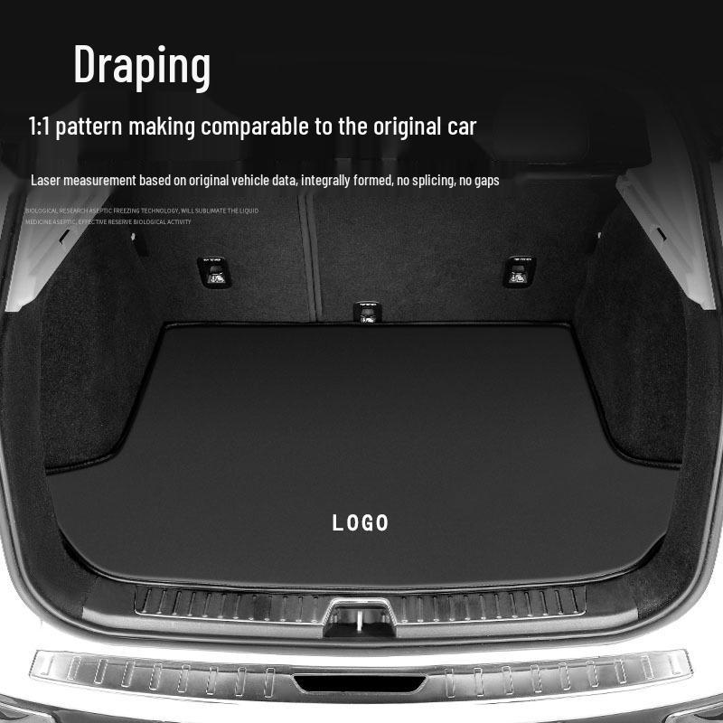 Trunk Mat for Changan CS55, CS75 PLUS (3rd Gen), X5, EADO, CS35, YIDAR 23, UNIV/UNIZ Models Trunk Mat Flannel Black