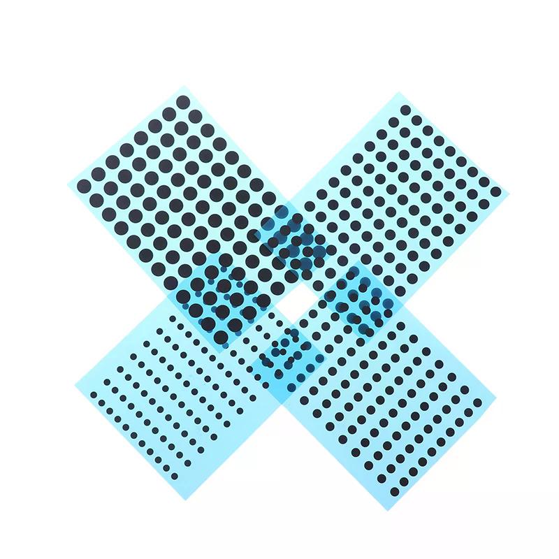 4-Size Conductive Rubber Pad Kit (3/4/5/6mm) for IR Remote Control Keypad Repair - Black Button Contact Replacement Set