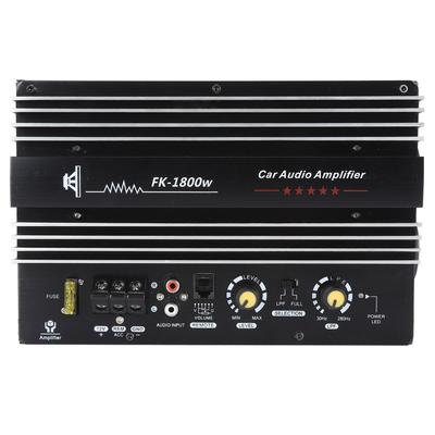 Car High Power Amplifier Amp Board 12V 1800W Quick Heat Dissipation Car Bass Subwoofer Amplifier