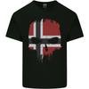 Norway Skull Flag Gym Bodybuilding Biker Kids T-Shirt Childrens