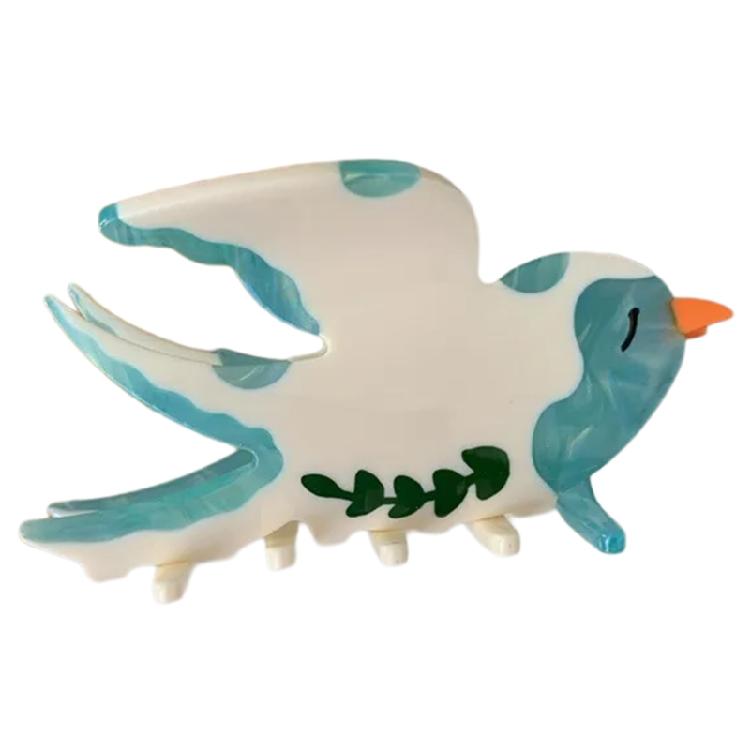 Elegantní spona do vlasů vlaštovka pro dospělé a studenty Stylingová spona Držák na culík Dámská Ins Styl Silná spona