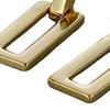1 Pair Gold Plated Stud Earrings for Women, Minimalist Geometric Earrings, Small Rectangular Earring Jewelry