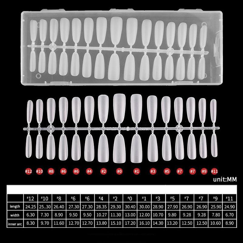 240 Stück Vollabdeckung Press-On-Nagelspitzen Stiletto Mandel Quadratisch Sarg Französisch Falsch Fake Soak-Off Gel-Nagelverlängerungsspitzen Kapsel