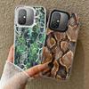 Fashion Snake Skin Pattern Shockproof Phone Case for Xiaomi Poco X7 X6 X5 X3 Pro F7 Ultra M8 Redmi 15C 15 14C 13C 12C 10C 13 12