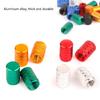 Robusts Aluminum valves Caps set Weather Resistant valves Stem Covers Dusts Proof Valves Stem Caps set for Vehicle Bikes
