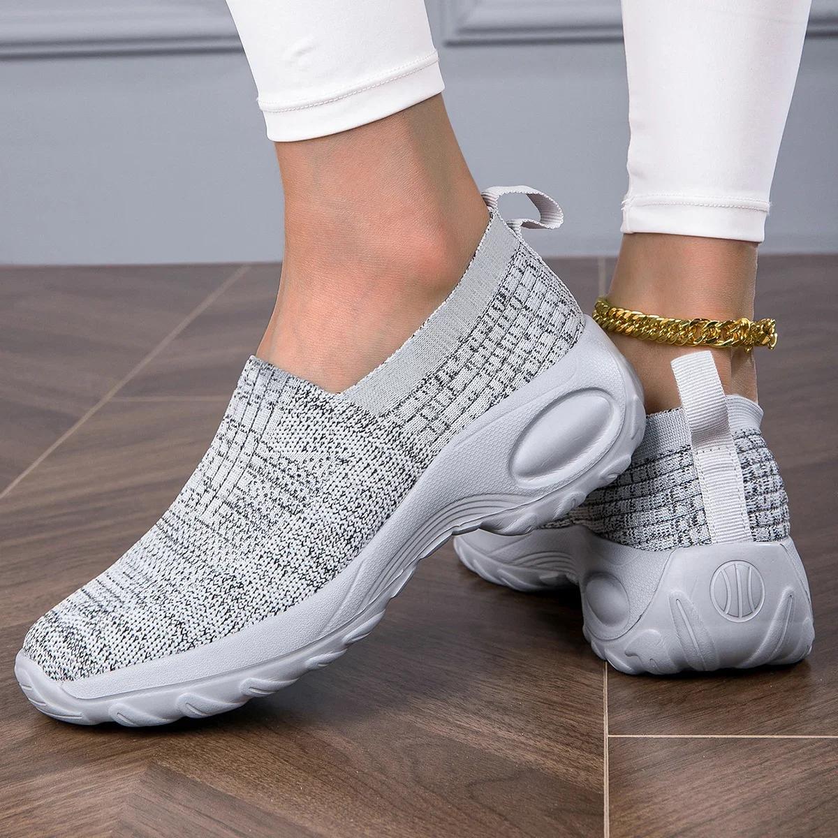 

Модная повседневная обувь, кроссовки для женщин 2024 года, новые женские кроссовки из вулканизированной сетки, женские туфли на плоской подошве, обувь для женщин 36 чёрный