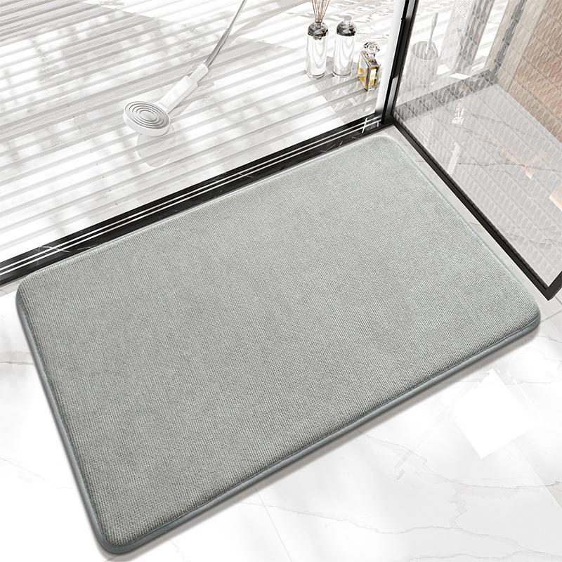 Bathroom Rugs Absorbent Non-Slip Mat for Shower Door Entrance Floor Mat Household