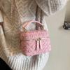 Trendy New Products, Sweet, Small Fragrance, Gentle Feeling, Portable Box, Bag, Fashionable Versatile Chain, Knitted Messenger Women's Bag