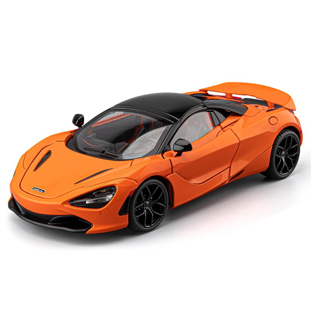 Modellino in Metallo pressofuso 1/18 Grande Dimensioni 720S Lega Supercar con Suono Luci Collezione Hobby Miniatura Voiture Bambini Ragazzo Giocattolo Veicolo