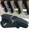 Lot de 2 étuis à lunettes de voiture, pare-soleil, porte-lunettes, clip pour lunettes de soleil, porte-cartes, accessoires d'intérieur