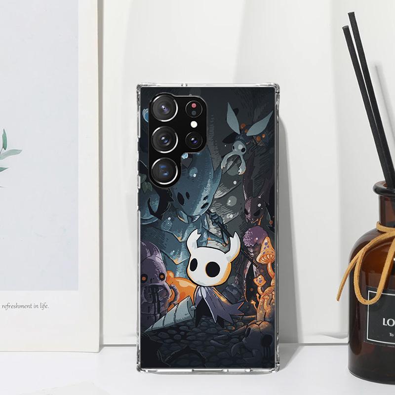 Hollow Knight Cartoon Phone Case For Samsung Galaxy S25 S24 S23 S22 Ultra S21 FE S20 Plus S10 + S10E Art Fundas Back Cover S24 S