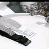 Strass BH-Träger Beha-bandjes Verstellbare Elastizität BH-Schultergurt Abnehmbar Verstellbar Eingelegte Diamanten BH-Träger