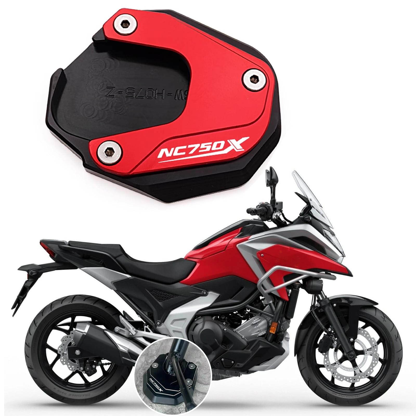 ДЛЯ NC750X nc750x 2025 Аксессуары Алюминиевый сплав с ЧПУ Боковой кронштейн Боковая поддержка Расширяемая база