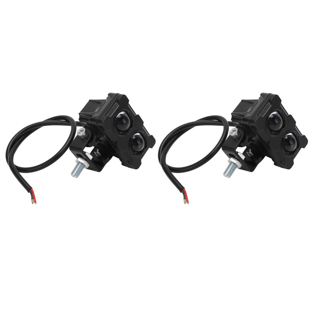1 Paar LED-Arbeitsscheinwerfer für Motorräder, geeignet für Offroad-Motorräder, UTVs und ATVs mit M8-Befestigungsöffnung