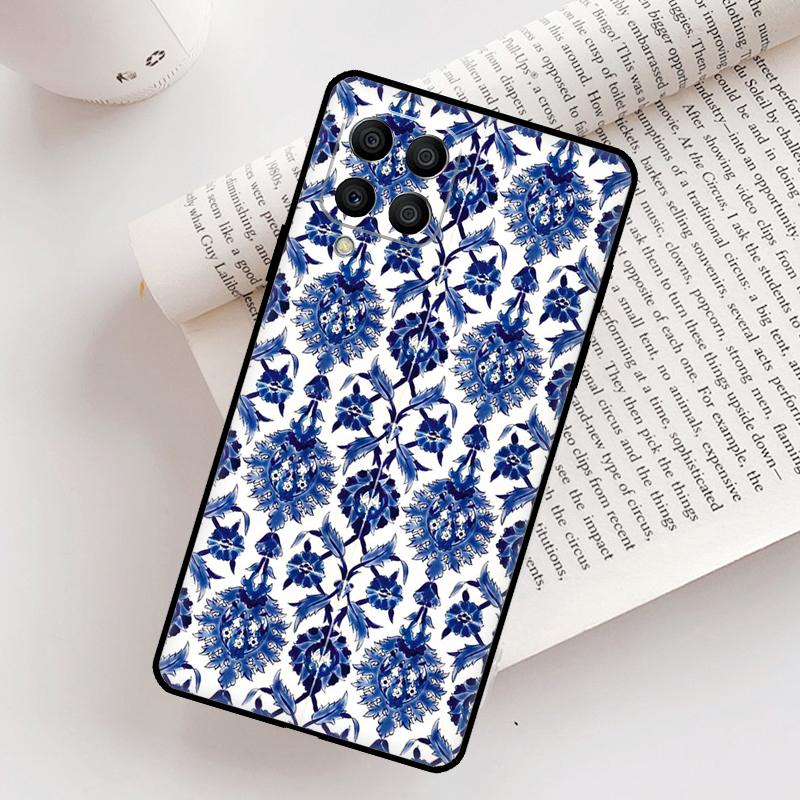 

Сине-белый фарфоровый чехол для Samsung Galaxy M31 M11 M14 M34 M54 M12 M32 M52 M15 M13 M06 M16 M36 M56 M53 M35 M55 Samsung M30s