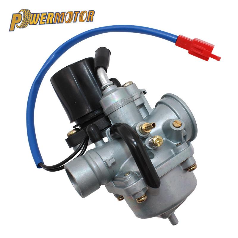 Motorcycle Carburetor PZ19 19mm Jog 50cc with Electric Choke ATV Scooter Quad Moped 2 Stroke Carburetors Motocross Accessories