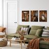 NutArtPic Ancient African Wall Art Canvas Tribal Vase Drum Painting Pictures Trditional Ethnic Africa Artwork Prints