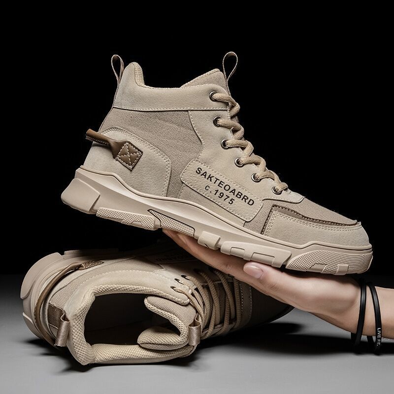 Men 'S Ankle Boots Fashion Male Vintage Styles Martin Boots Casual Men Shoes Comfortable Platform Shoes Tooling Skateboard Shoes