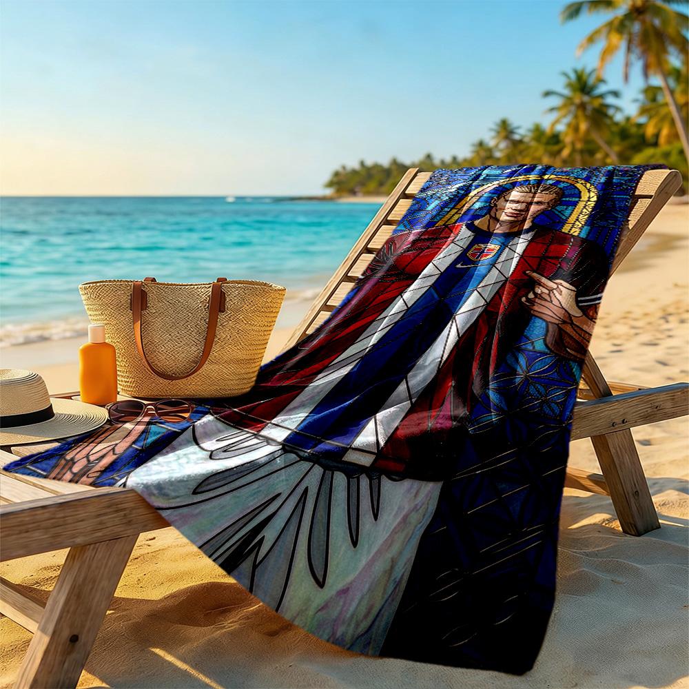 Haaland Beach Towel Super Soft & Absorbent Comfortable Lightweight