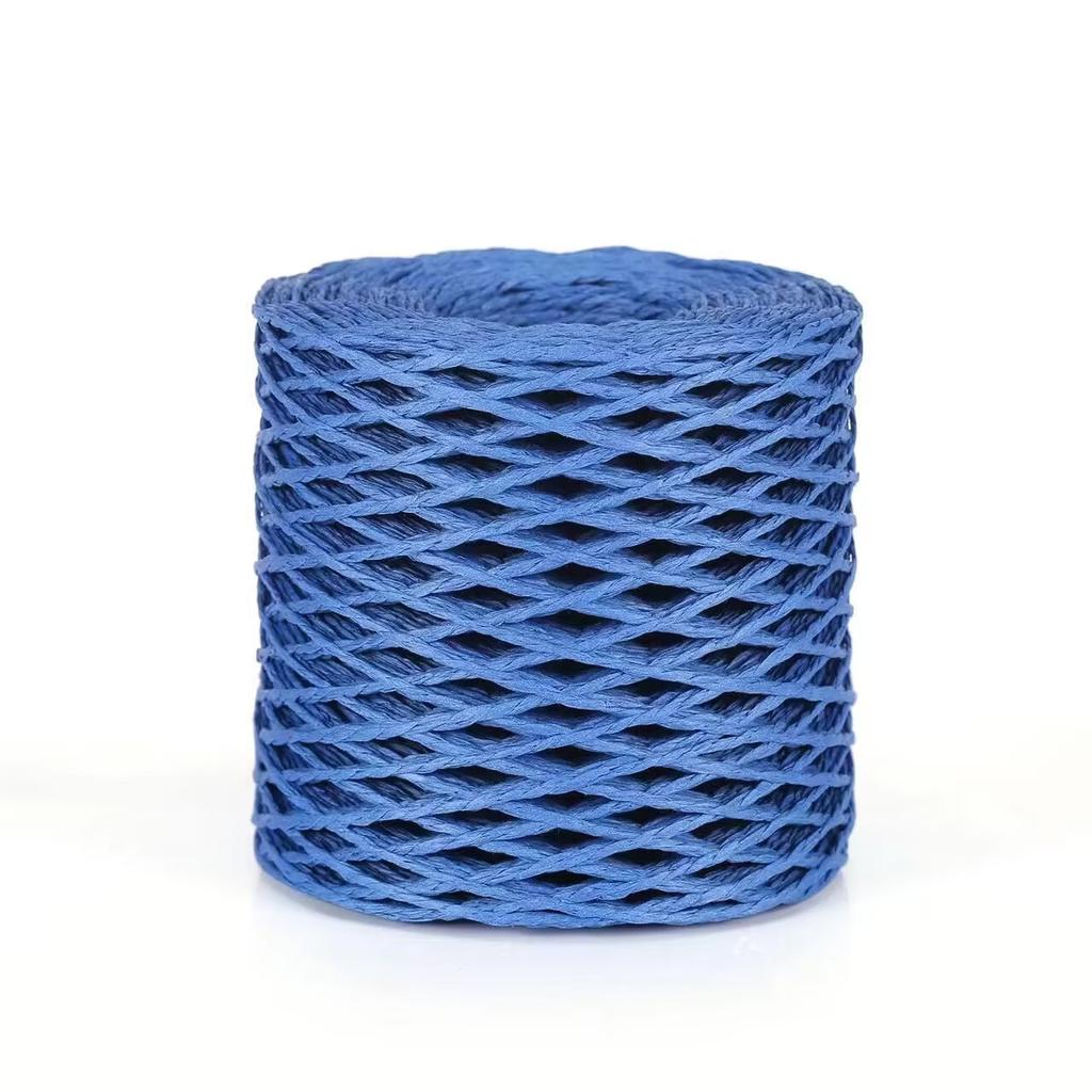 Mengchu DIY Raffia Woven Bag and Summer Straw Hat Materials 100% Cotton Thread for Hand Knitting Fancy Yarn Style