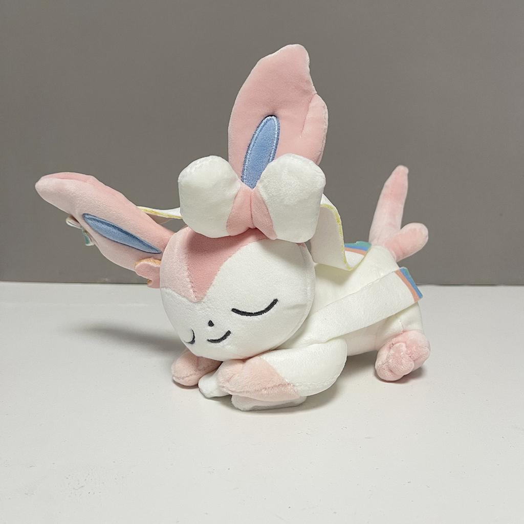 New Sleeping Plush Toy Eevee Evolution Glaceon Leafeon Sylveon Plushies Doll Gifts