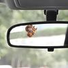 xiaobudian Car Sticker, Waterproof PVC Self-adhesive Traceless Auto Decal, Little Squirrel Pinecone Pattern Sticker for Fuel Tank Caps Windows Luggage