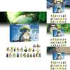 Enchanting Totoro Figurine Collection Featuring 24 Blind Box Sets With Unique Designs