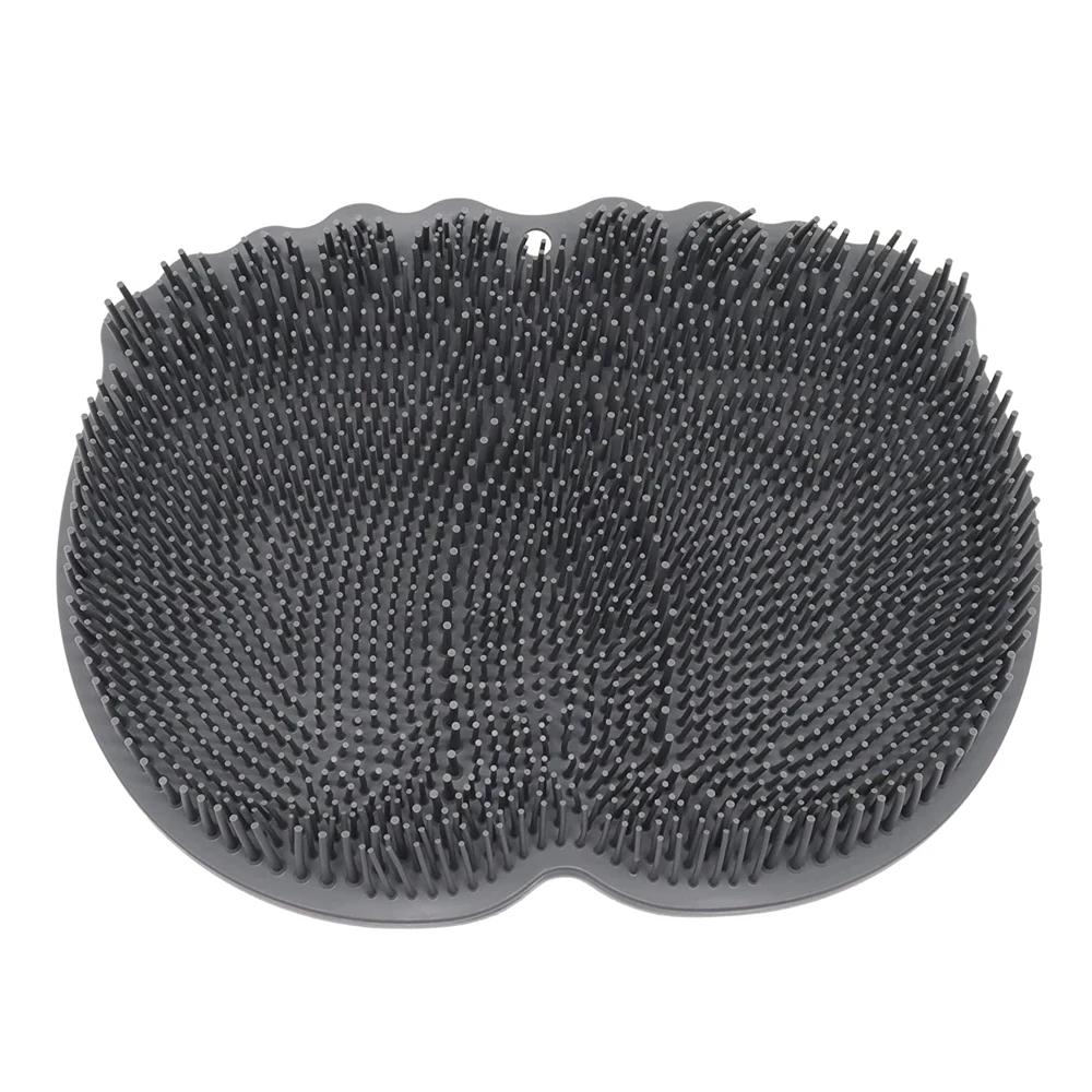 Clean Massaged Feet Shower & Bath Foot Scrubber Mat Softens Hard Skin On Heels Exfoliating Foot Brush Non-bending Foot Wash Pad