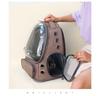 Large Capacity Transparent Pet Backpack - Breathable Space Capsule Design for Cats