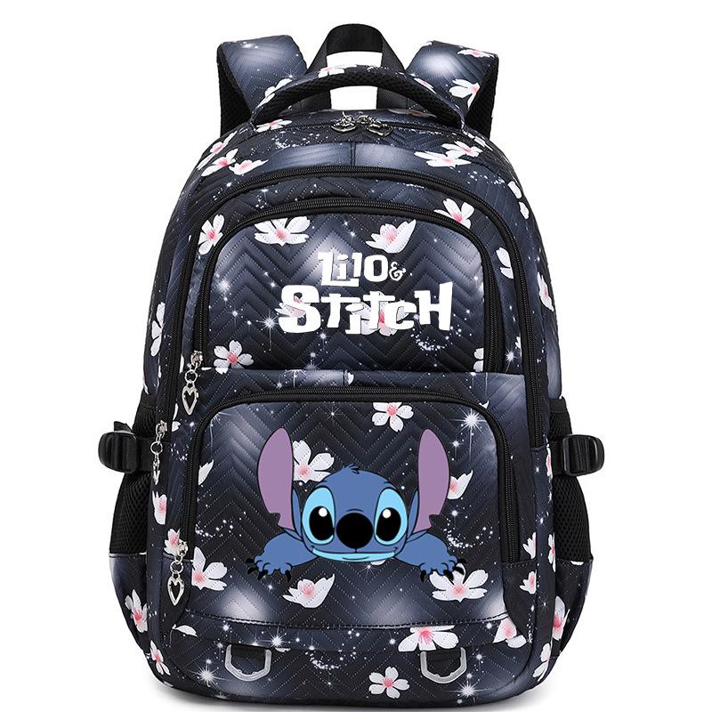 Cartoon Pattern Colorful Foreign Style Backpack Campus Male And Female Students Casual Schoolbag Animation