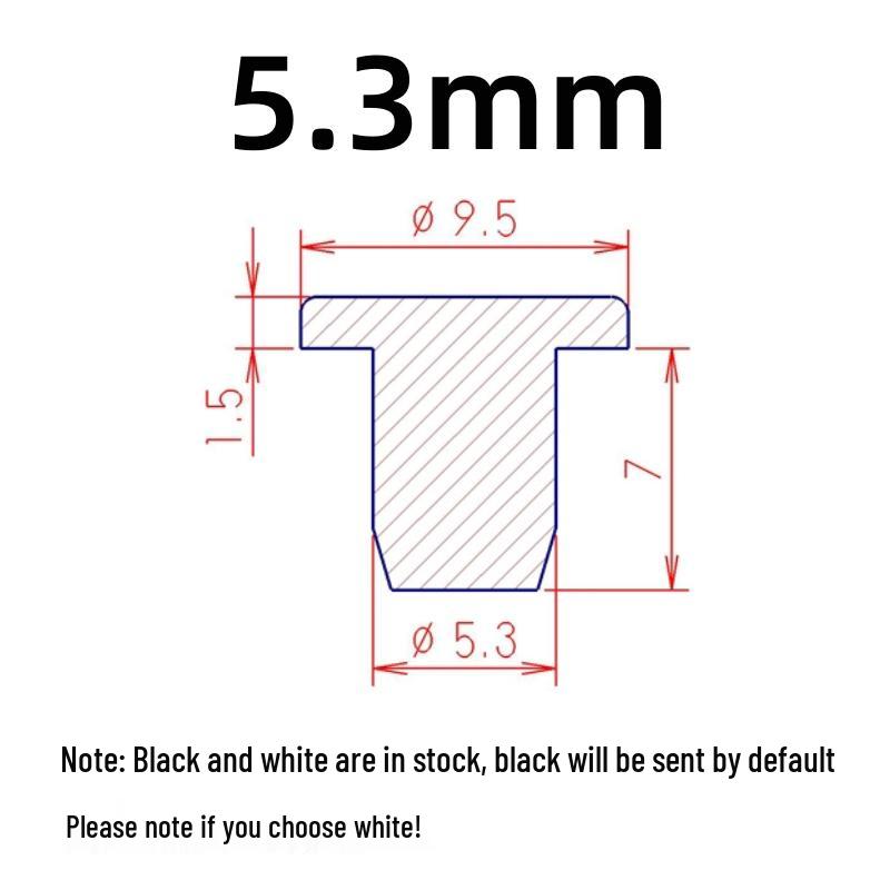 T-Shaped High Temp Silicone Stopper for Sandblasting, Electroplating, Baking, Anodizing, and More